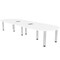 Skutchi Designs 45 in W, 144 in L, 29 in H, Engineered Wood Top, White H-RAC-46143PT-09-EL - alternate 1
